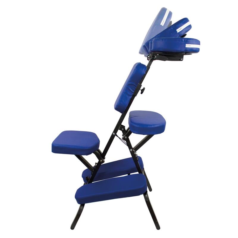 Fauteuil de massage pliant Réglable jusqu'à 250 kg Avec sac de transport Bleu