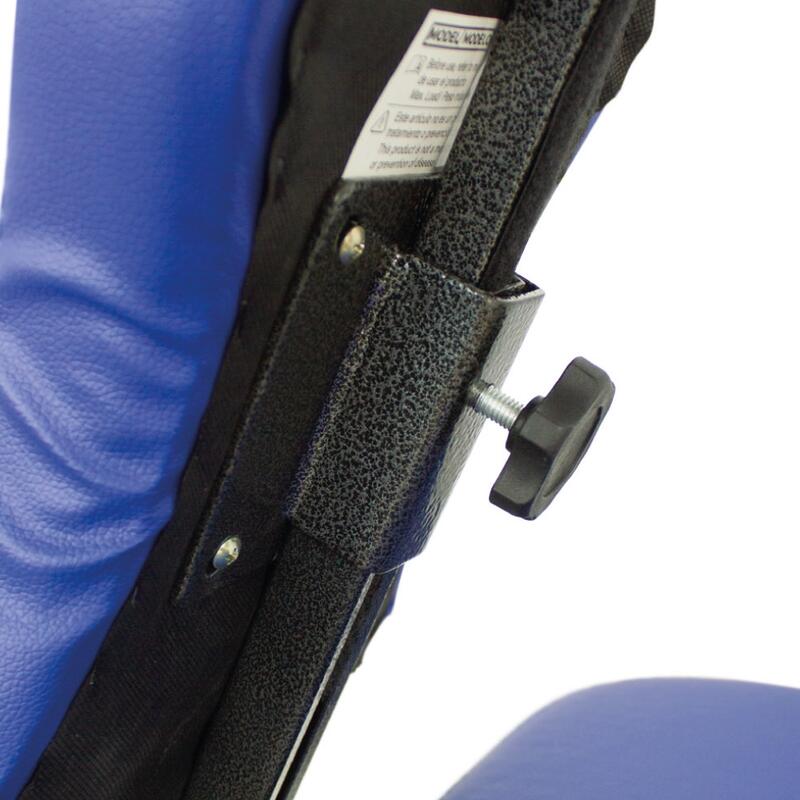 Silla de masaje Plegable Regulable Hasta 250 kg Con bolsa de transporte Azul