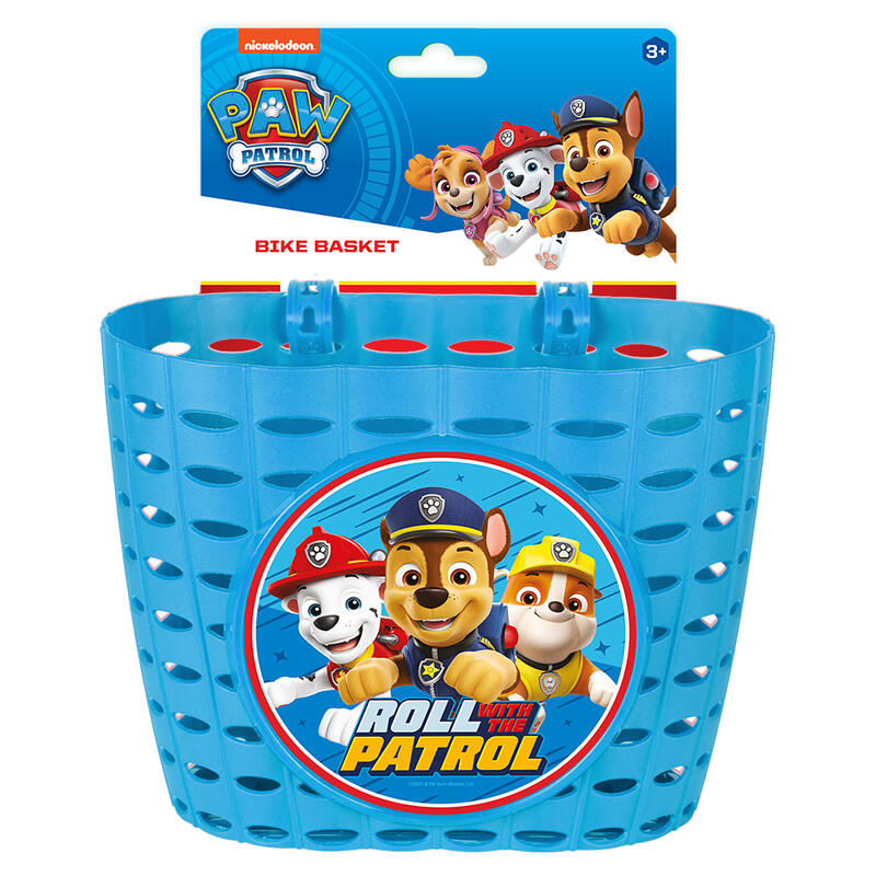 CESTO DE BICICLETA PAW PATROL MENINO