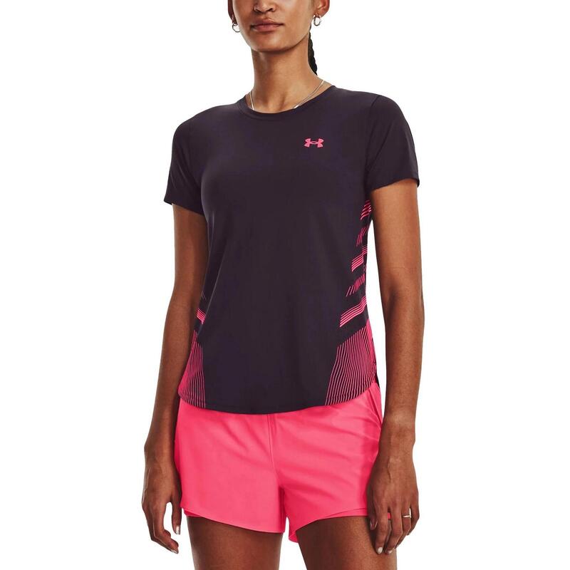 T-shirt de course à pied Under Armour Iso-Chill Laser II pour femmes