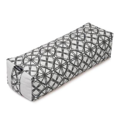 Yoga Bolster Rect Vintage Smart Yoga Grau, Weiß YOGISHOP.COM