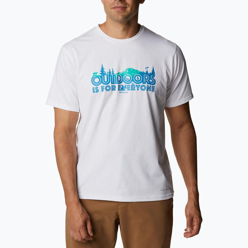 Trekking para hombres T -SHIRD COLUMBIA SUN TREK