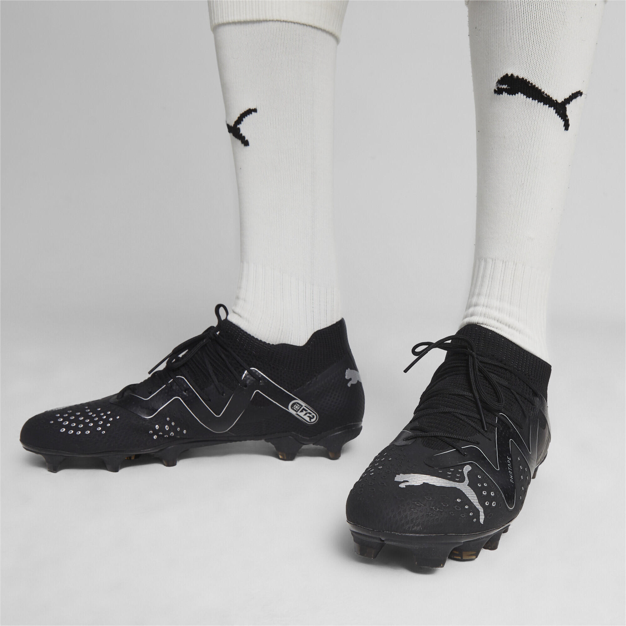 Chaussures de football FUTURE PRO FG/AG PUMA Black Silver Metallic 2/7