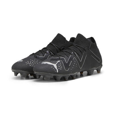 Future pro fg/ag voetbalschoenen voor heren puma black silver metallic