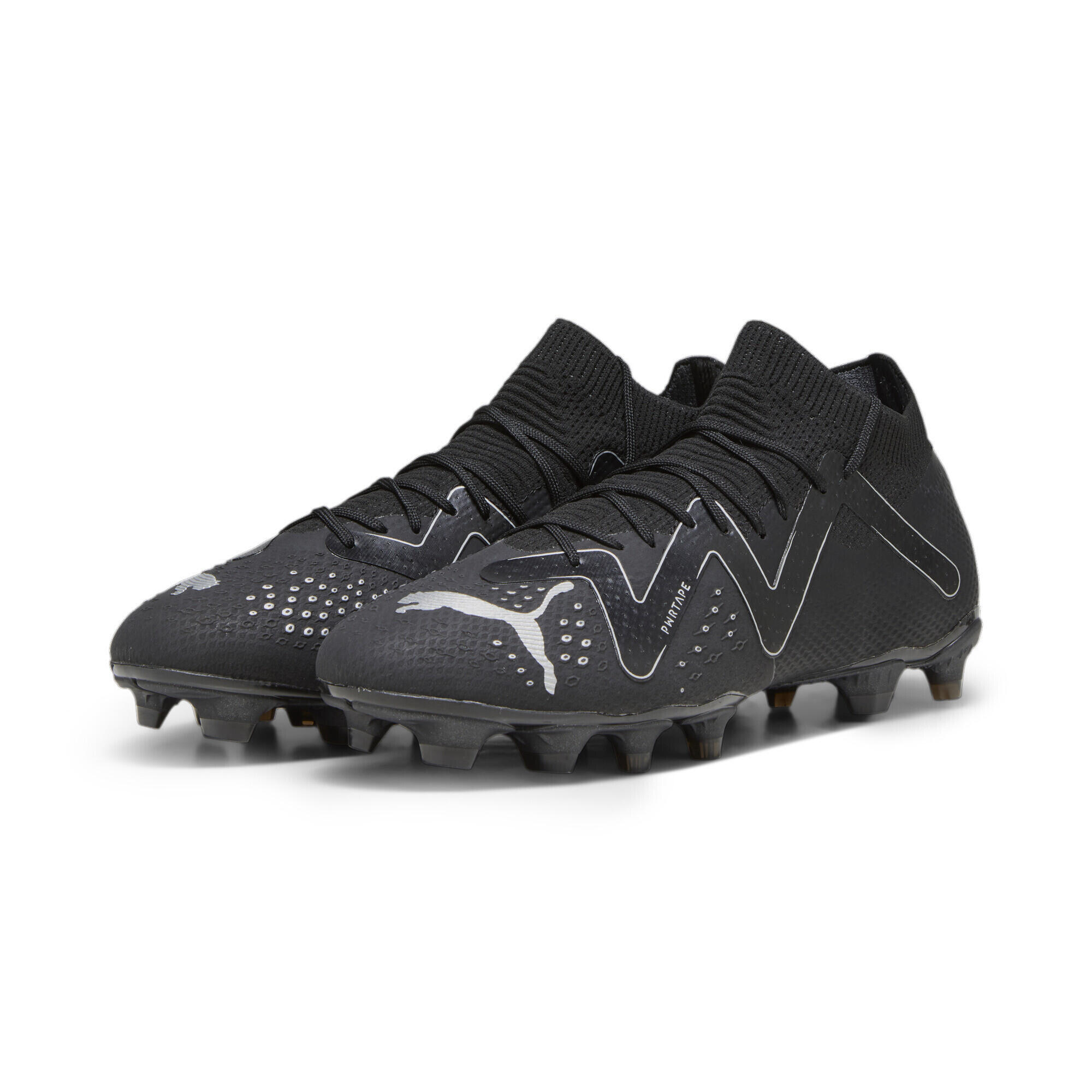 Puma - Chaussures De Football Future Pro Fg/ag Puma Black Silver Metallic - Chaussures De Football - Gris|noir - Decathlon