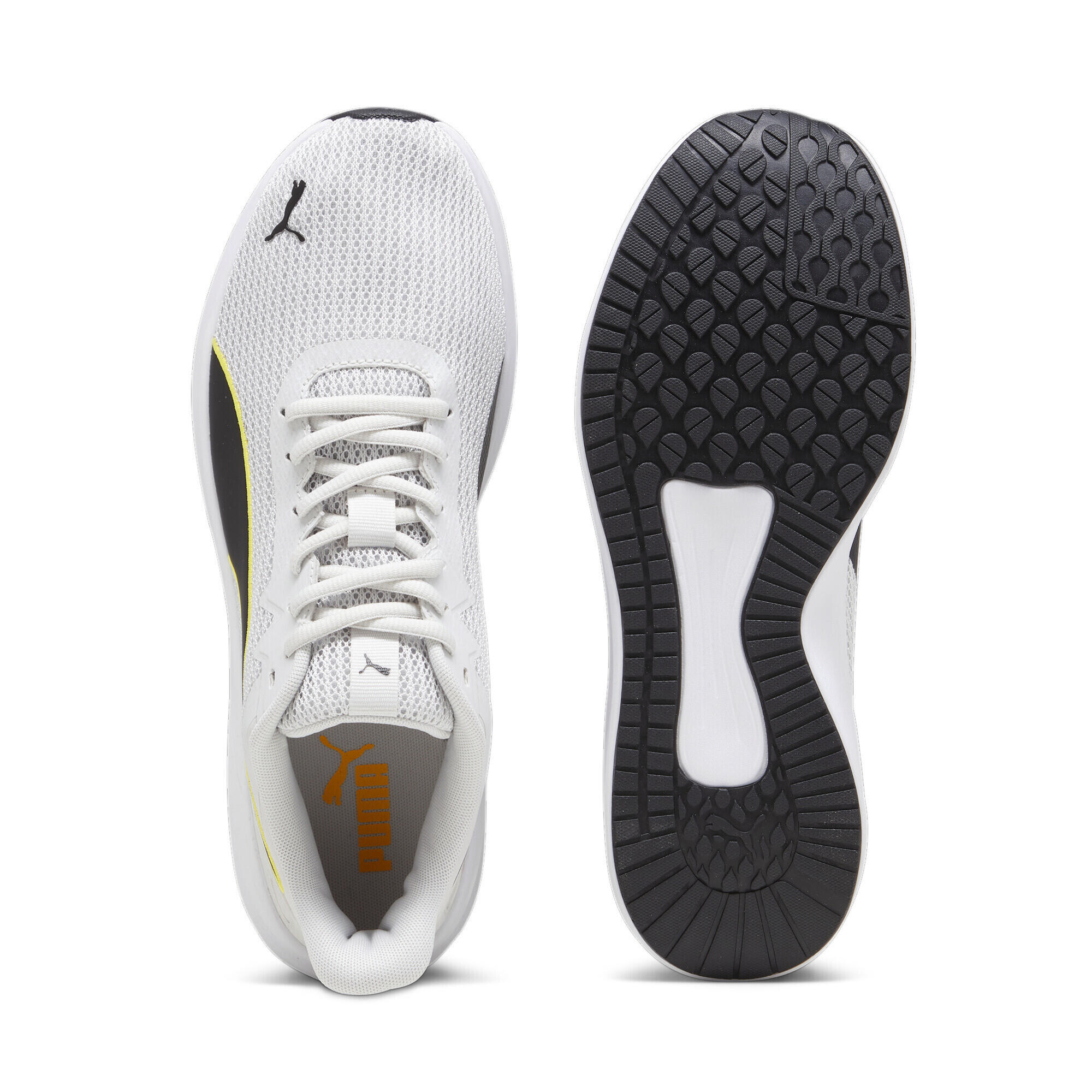 Zapatillas de running Transport Modern PUMA Feather Gray Yellow Blaze Black 6/7