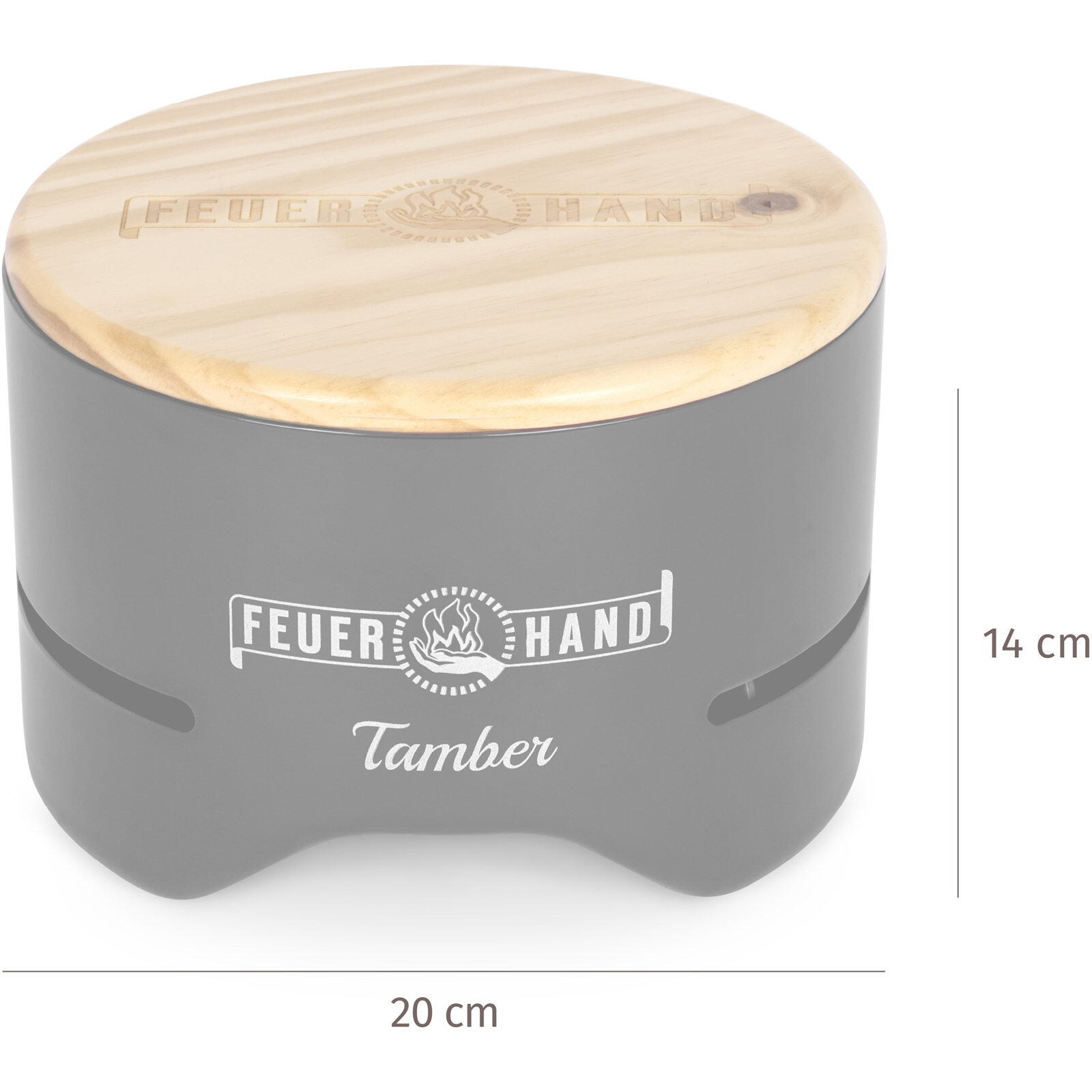 FEUERHANDTamber tafel grill zwart 5/7