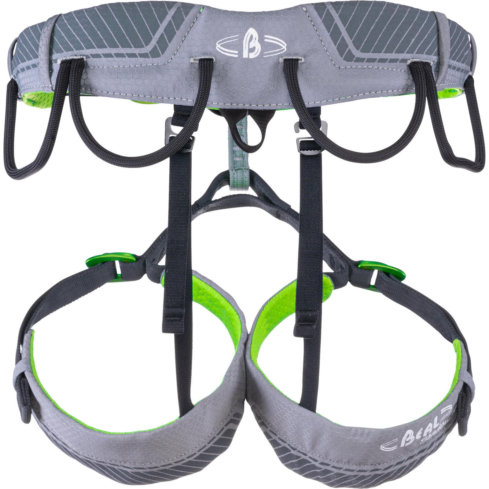 Harnais d'escalade BEAL Shadow Soft gris-vert 4/7