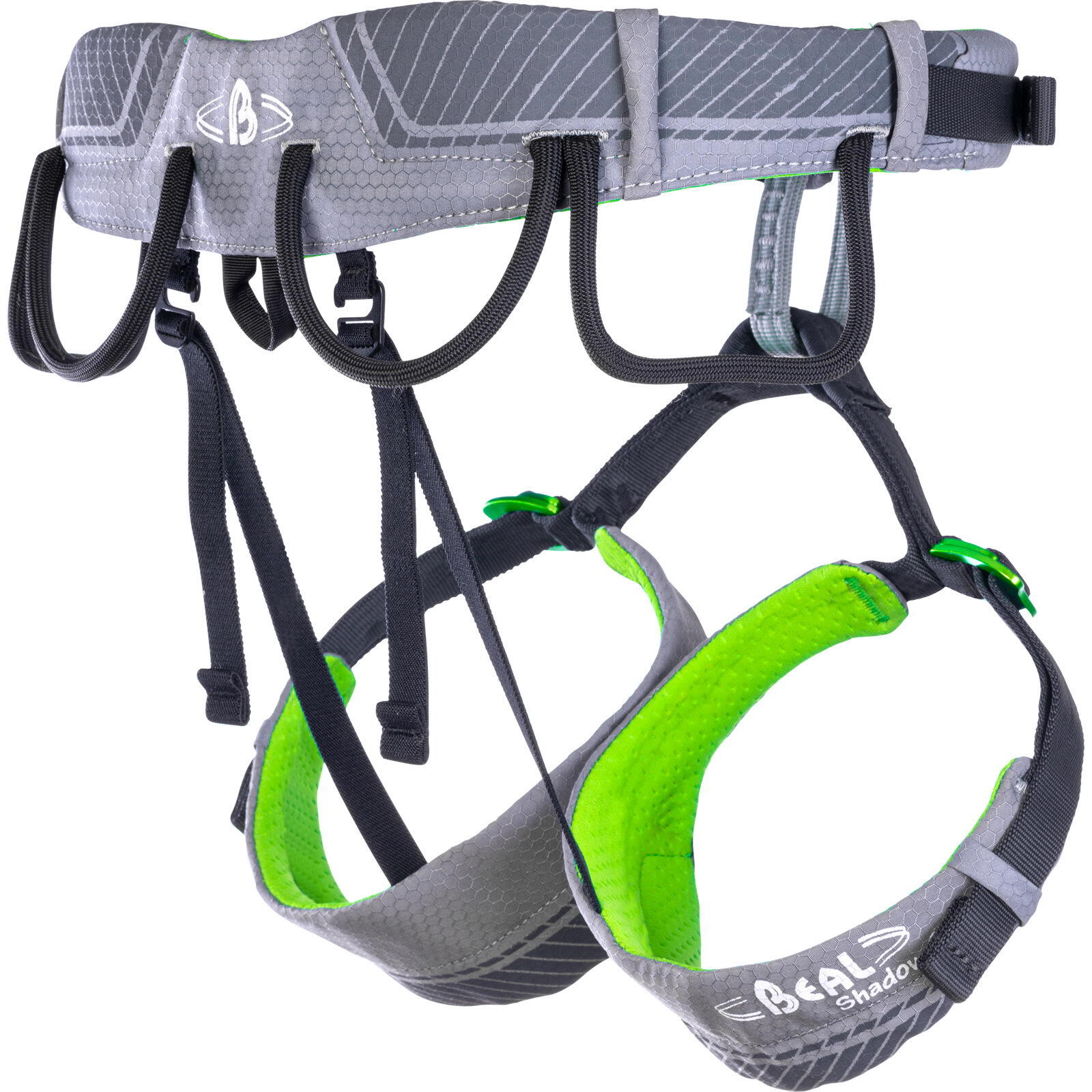 Harnais d'escalade BEAL Shadow Soft gris-vert 5/7