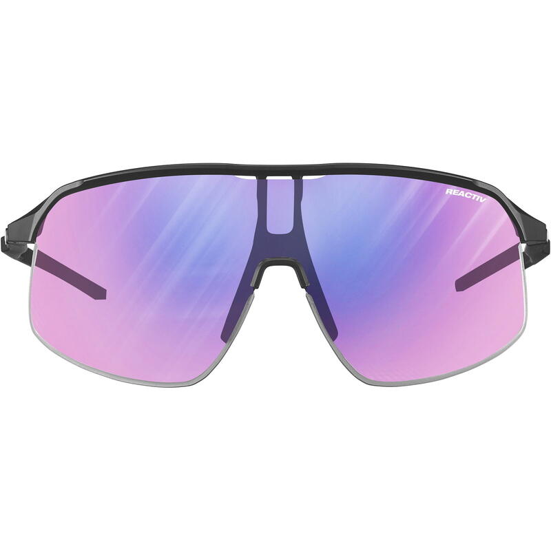 Fahrradbrille Density Reactiv High Contrast 1-3 matt schwarz-schwarz