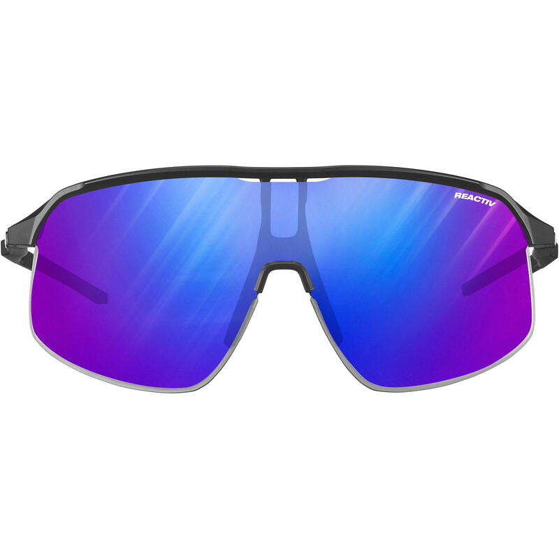 Fahrradbrille Density Reactiv High Contrast 1-3 matt schwarz-schwarz