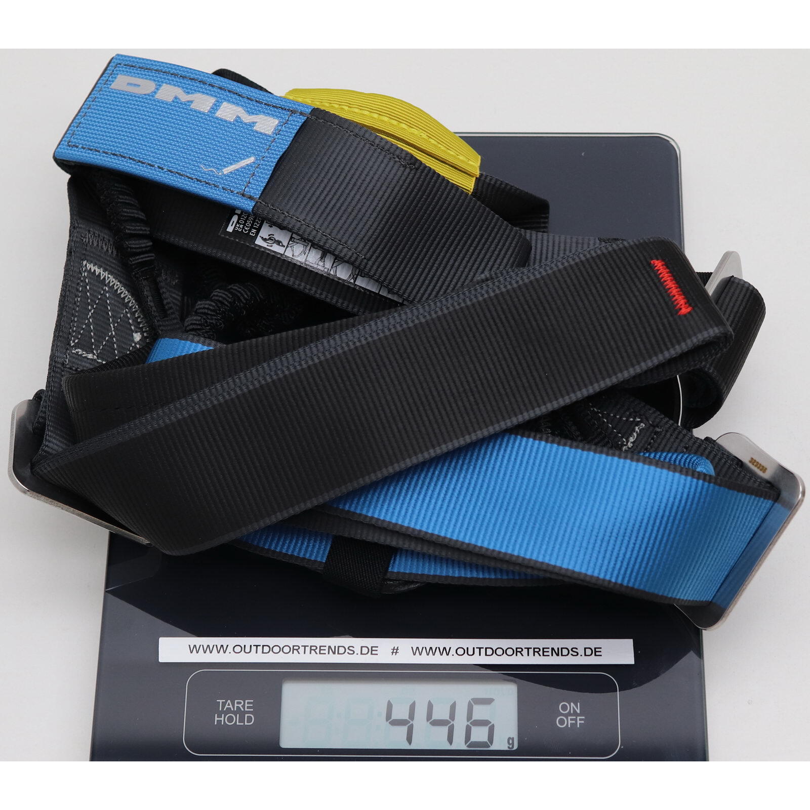 Klettergurt Centre Threadback blue-anthracite 2/4