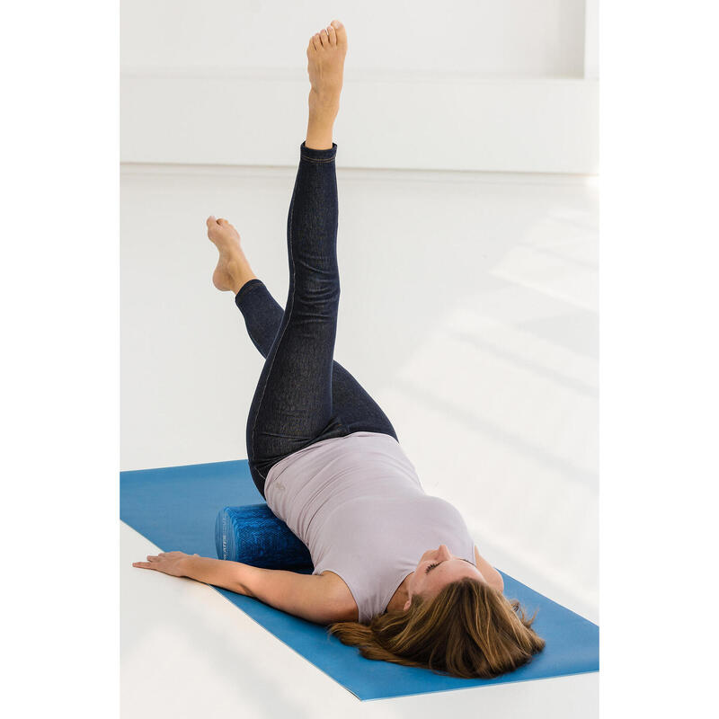 Yoga Hose Denim Yoga Damen Dunkel Blau Stretchig YOGISTAR