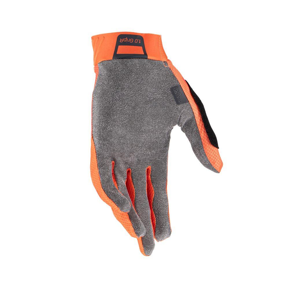 Gants de cyclisme homme VTT 1.0 GRIPR Orange 2/7
