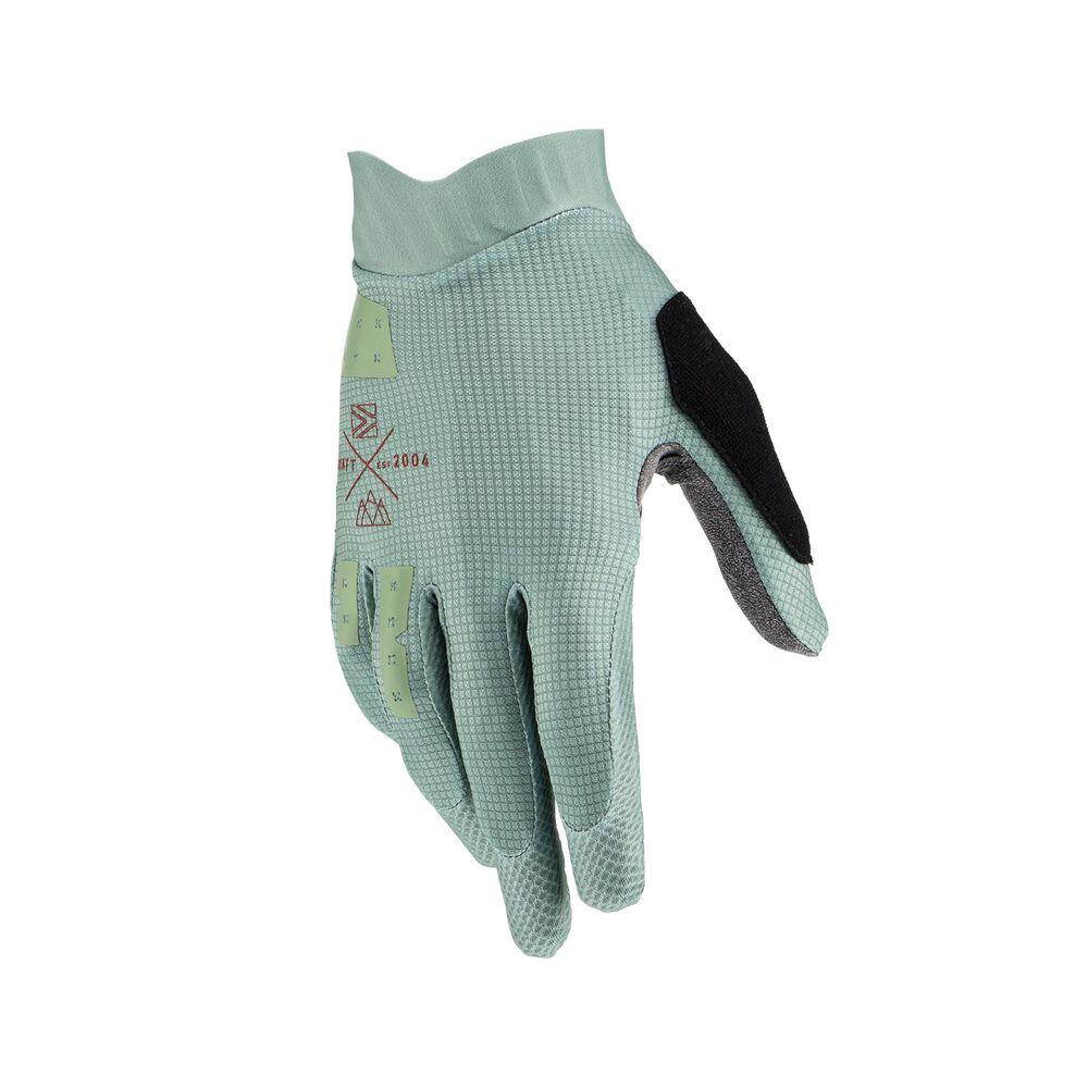 Gants de cyclisme femme VTT 1.0 GRIPR vert 6/7