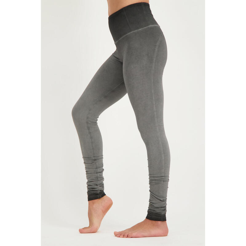 Legging de Yoga Gaia - Legging tendance taille haute  - Noir/Gris
