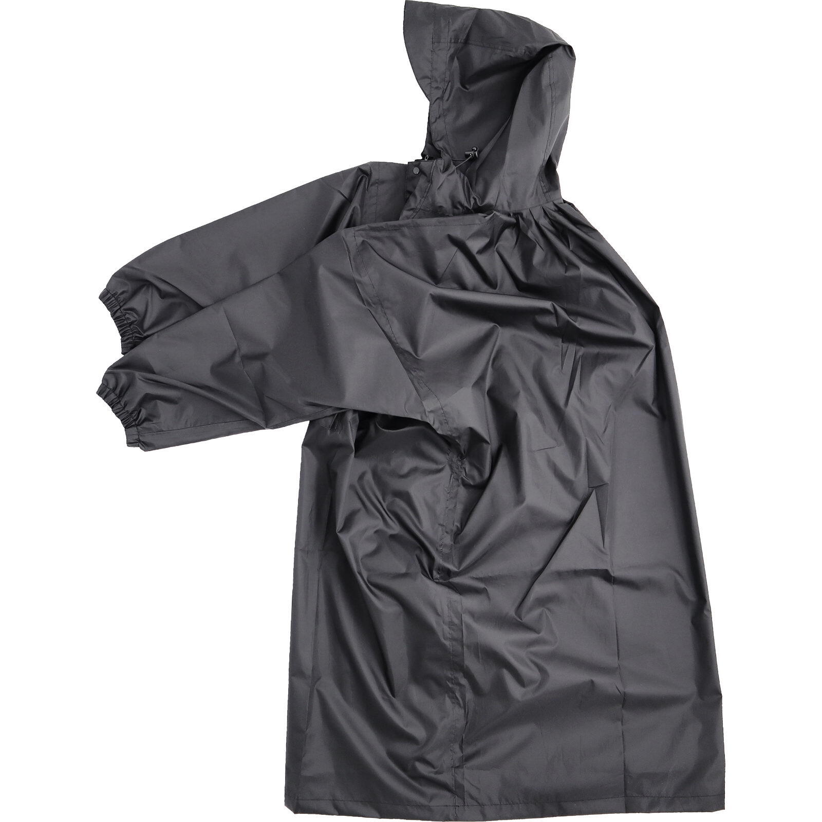 Regenponcho Trekking Backpack schwarz 2/7