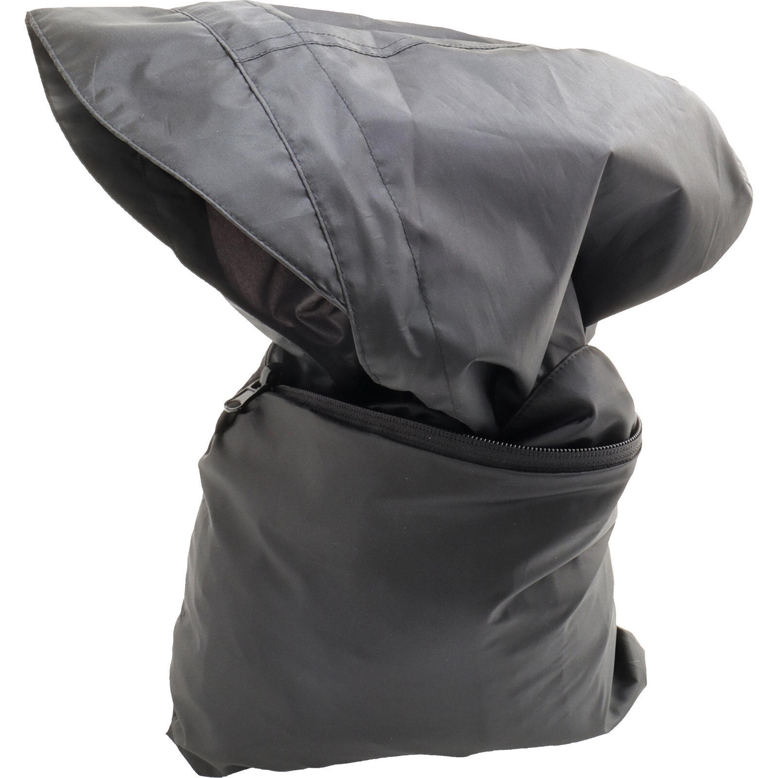 Regenponcho Trekking Backpack schwarz 7/7