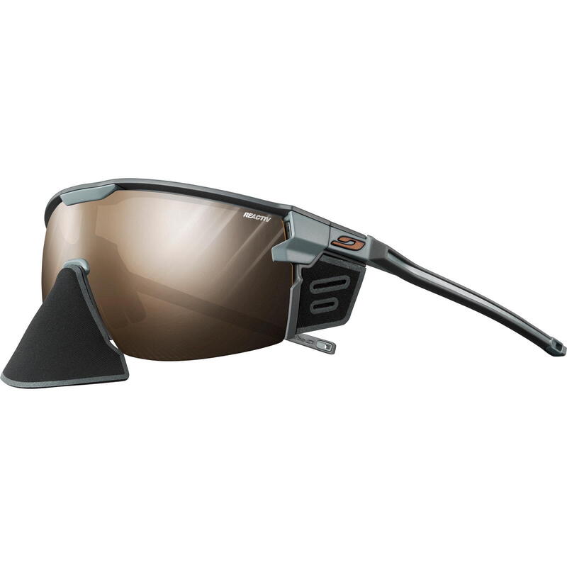 Bergbrille Ultimate Cover Reactiv 2-4 dunkelgrau-grau