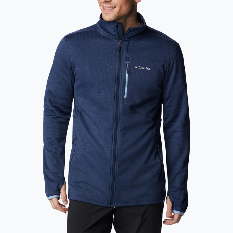 Pull de trekking Columbia Park View Fleece FZ pour hommes