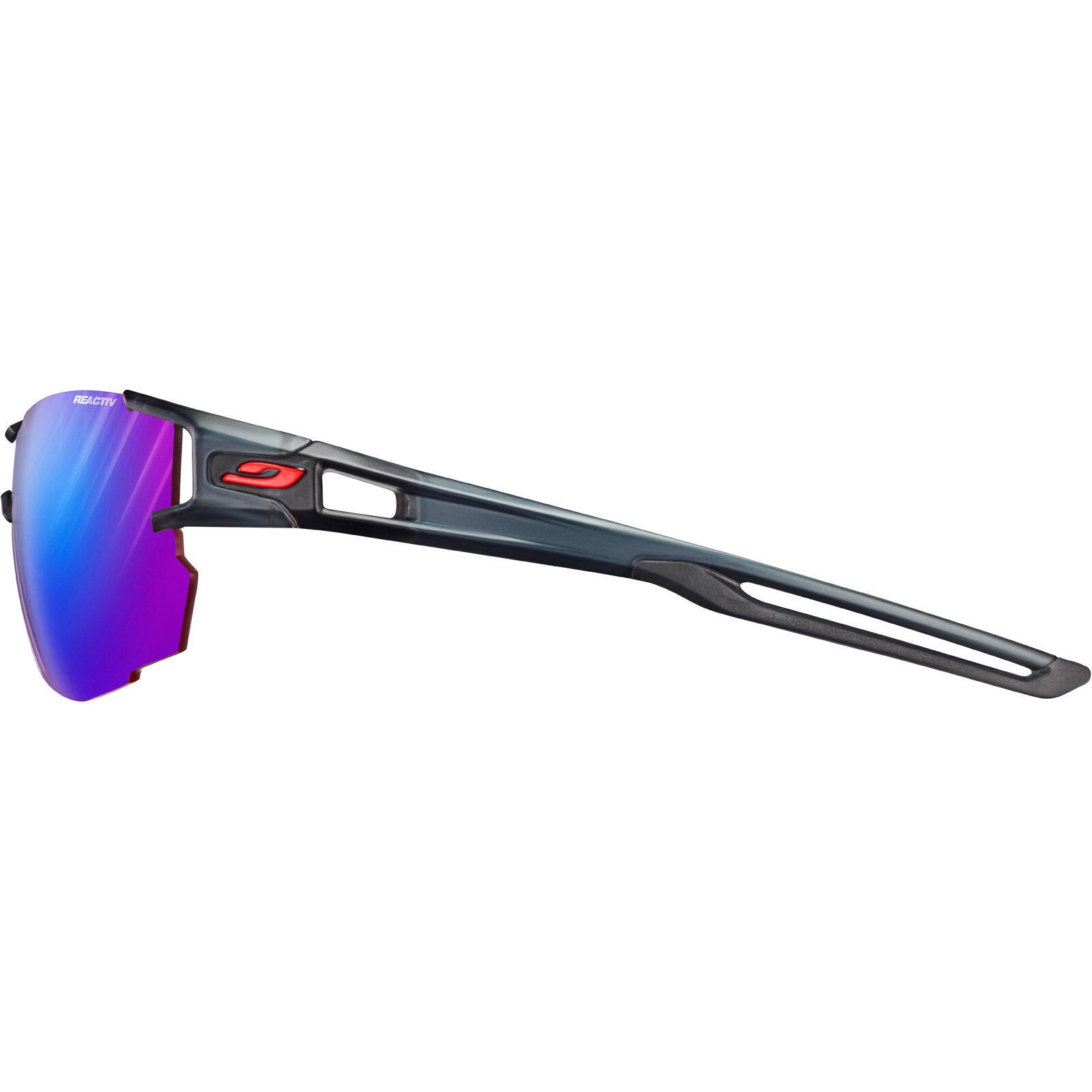 Lunettes sport Julbo Aerolite BlancBleu photochromes Zebra 6/7