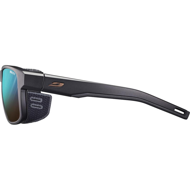 Hochgebirgsbrille Shield M Reactiv 2-4 schwarz-schwarz