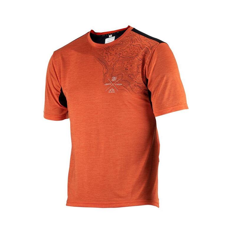 Maglia Ciclismo Uomo MTB 1.0 Trail Arancione