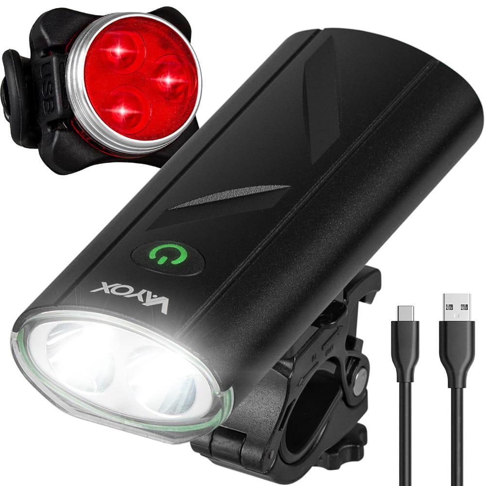 VAYOX VAYOX VA0111 + VA0117 Fietsverlichtingsset voor en achter