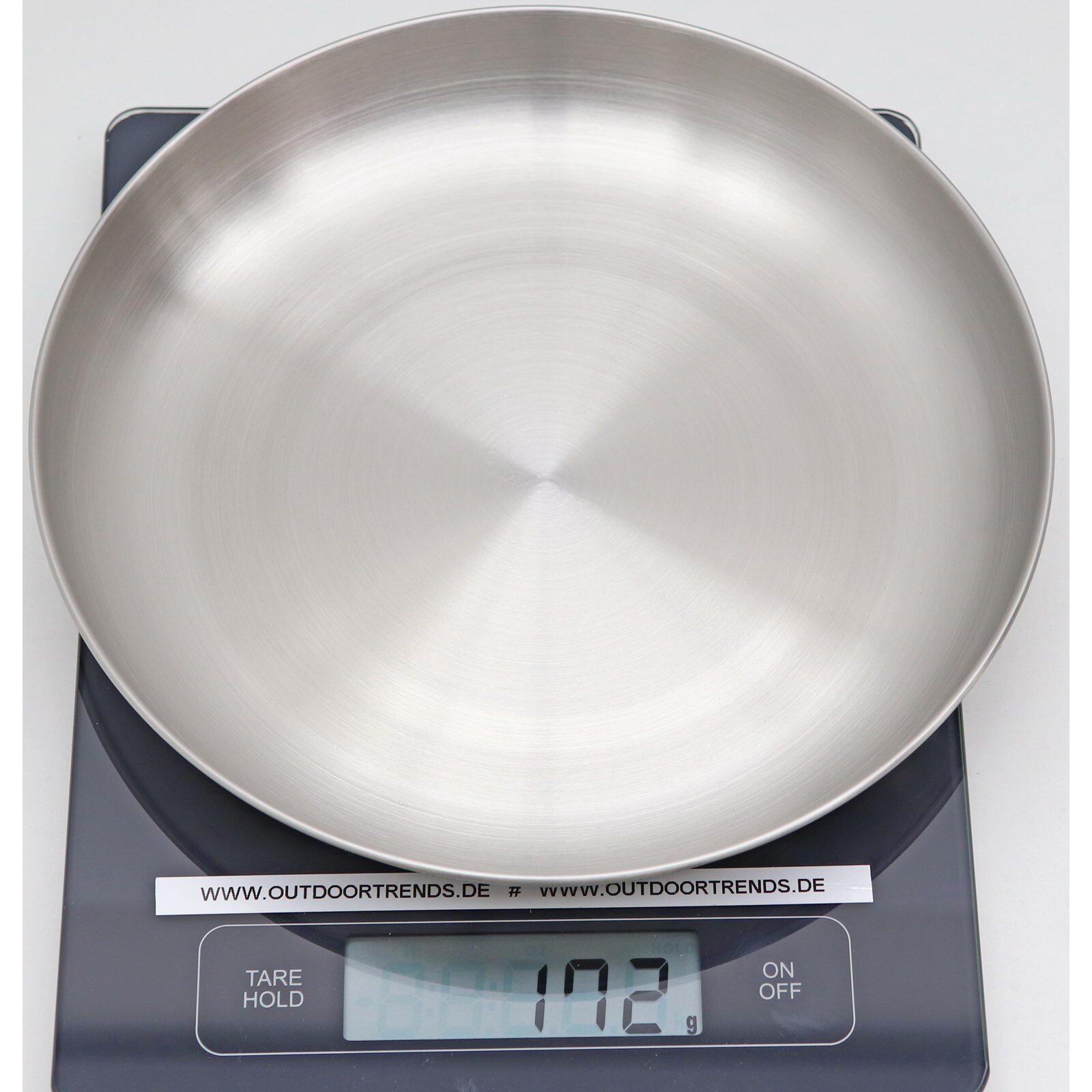 Assiette large plate acier inox Tatonka 2/2