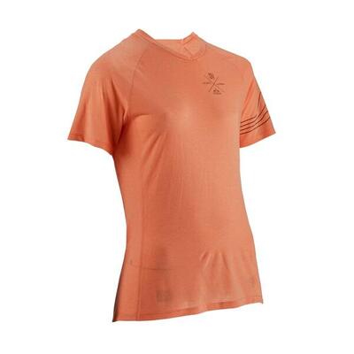 Leatt MTB All Mountain 2.0 Short Sleeve Women's Jersey Peach S