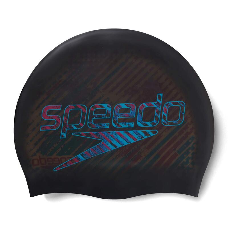 Casca inot reversibila adulti Speedo Moud Silicone Negru/Albastru