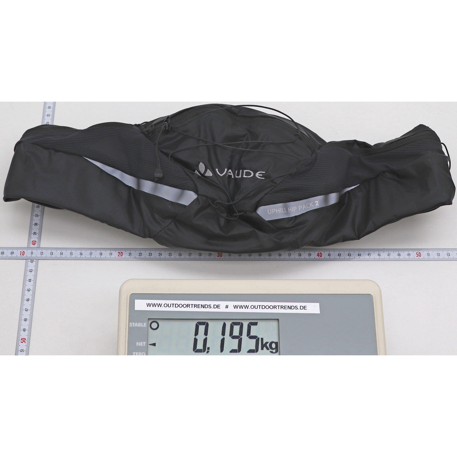 Sac Banane Unisexe Vaude Uphill Hip Pack 2L Vert Fluo 7/7