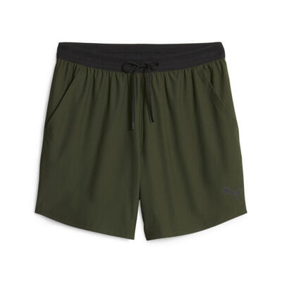 Stretch 5" trainingsshort voor heren puma myrtle green