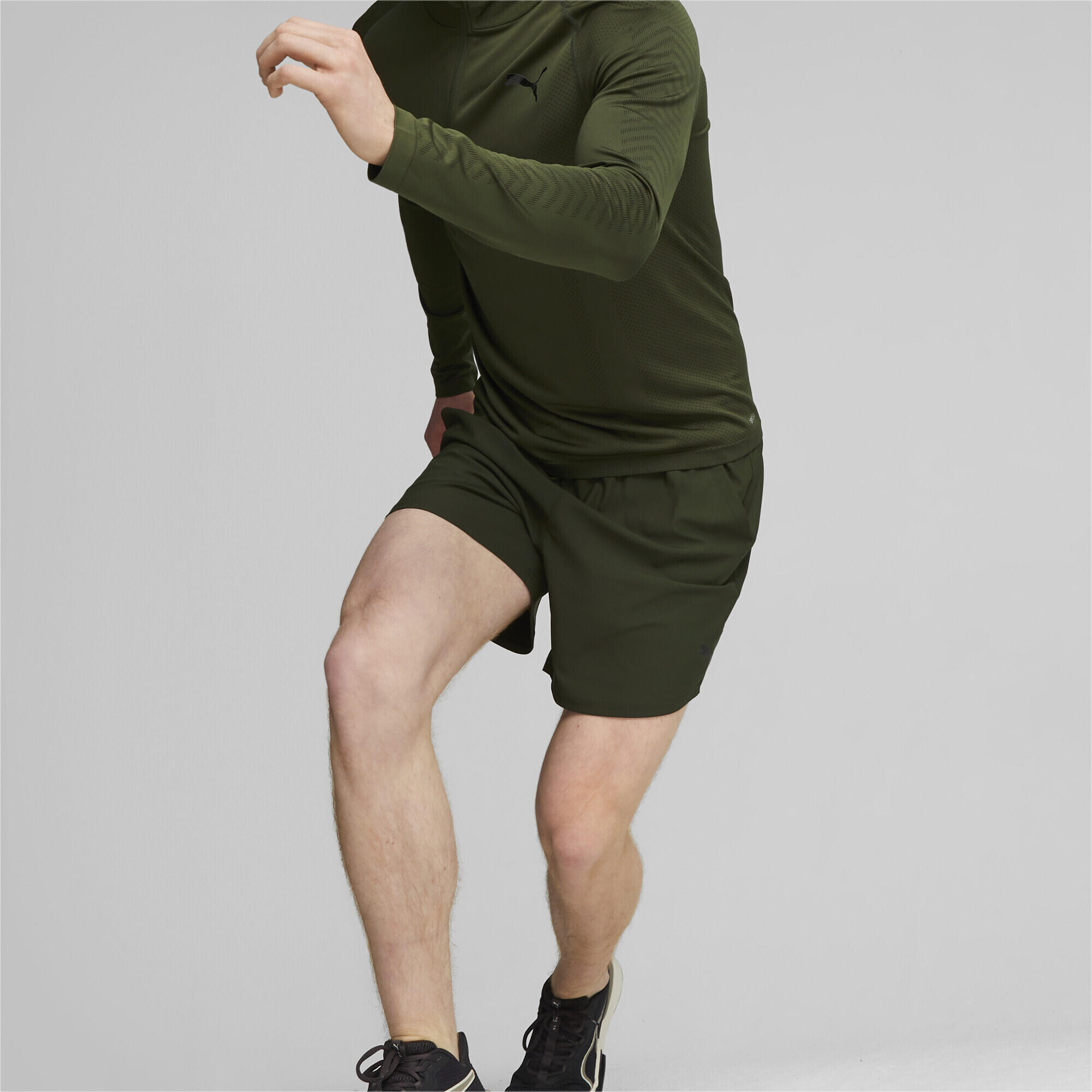 Pantalon corto training Stretch 5" Hombre PUMA Myrtle Green 2/6