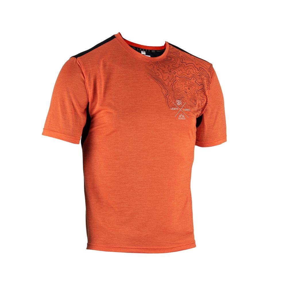 Maillot de manga corta Leatt MTB Trail 1.0 Naranja Llama 5/7