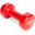 Vinyl Dumbbell Pro - 3 kg - Rood