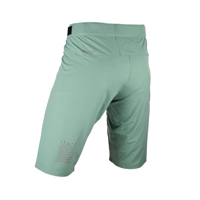 Pantaloncini Ciclismo Uomo MTB 1.0 Trail Verde