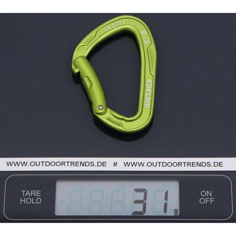 Karabinek wspinaczkowy Edelrid Mission Bent - icemint