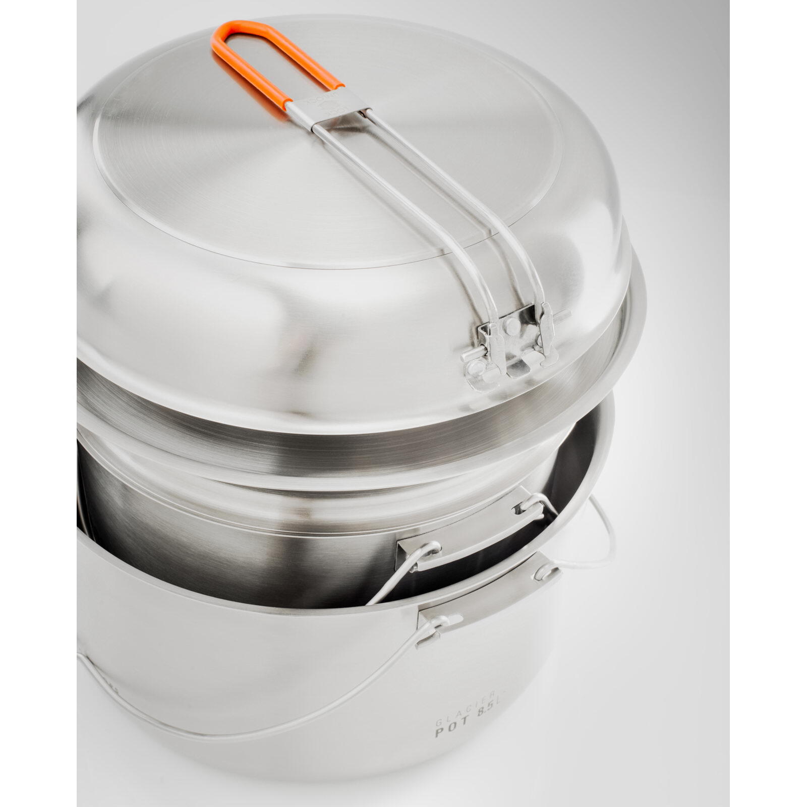 Kochset Glacier Stainless Troop Cookset 2/7