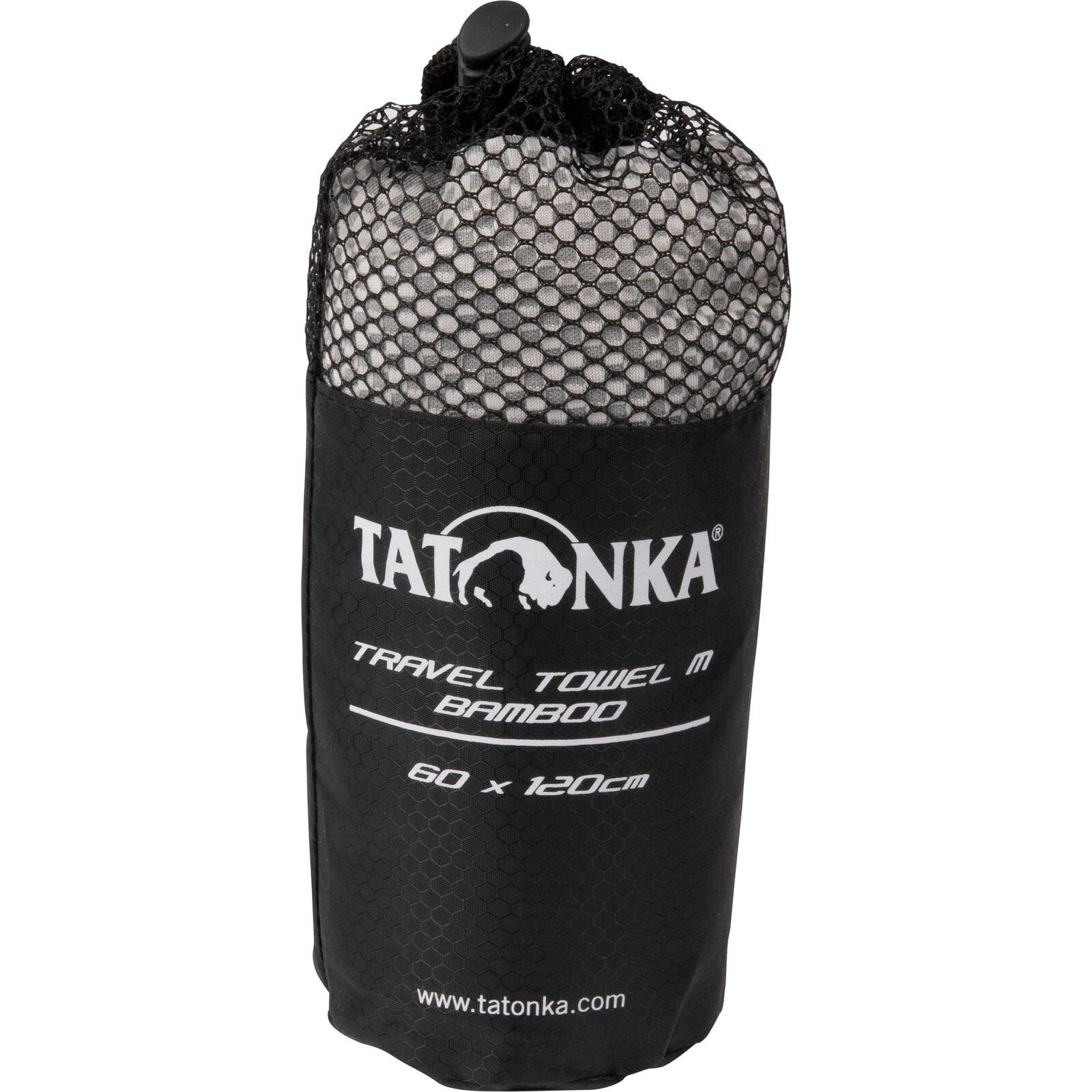 Ręcznik szybkoschnący Tatonka Travel Towel Bamboo M - grey 4/4
