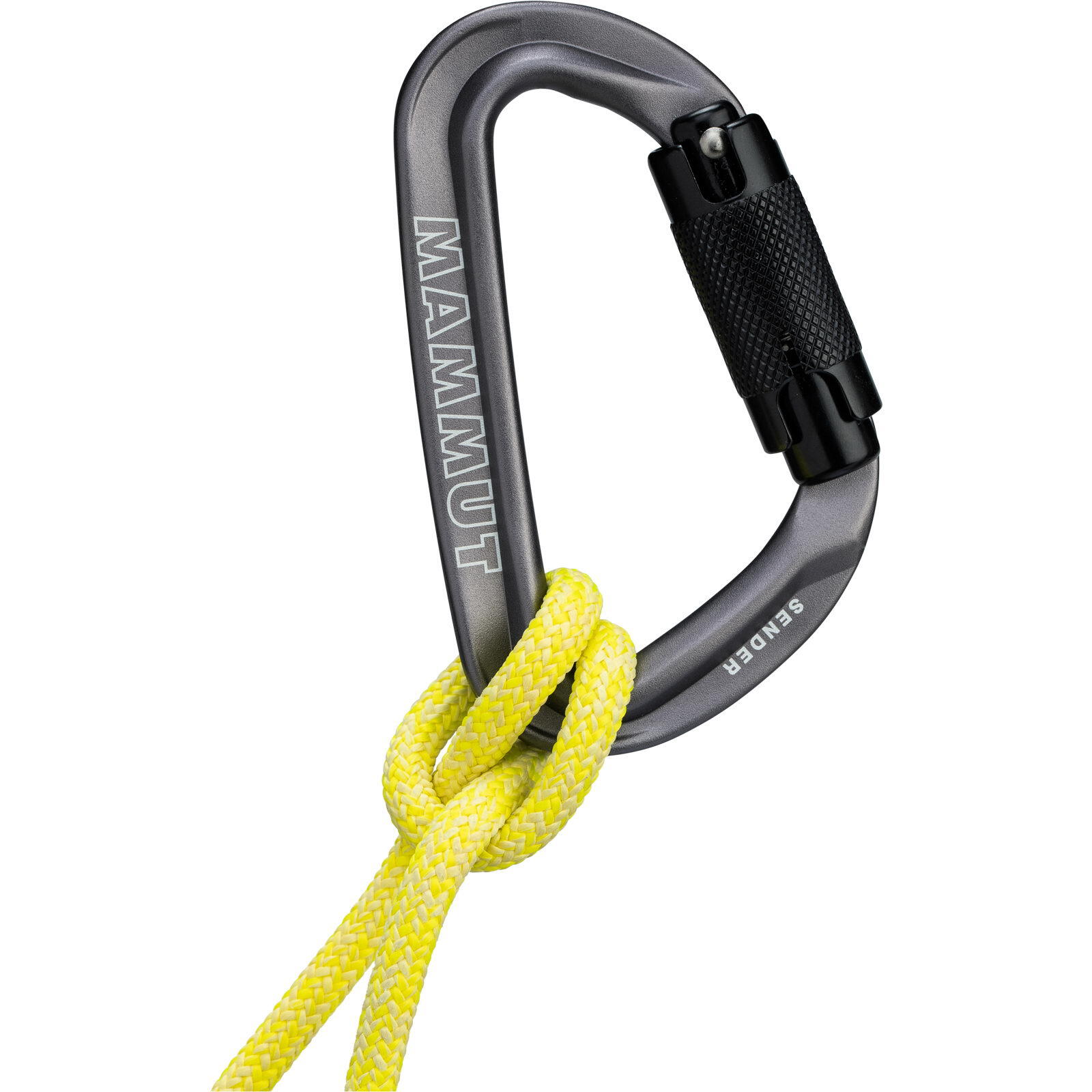 Moschettone Twistlock Sender MAMMUT grigio 2/3