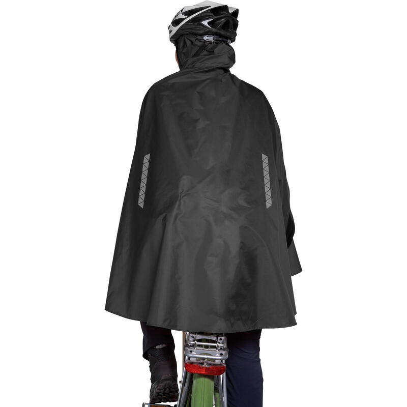 Fahrrad-Regenponcho Bike Poncho black