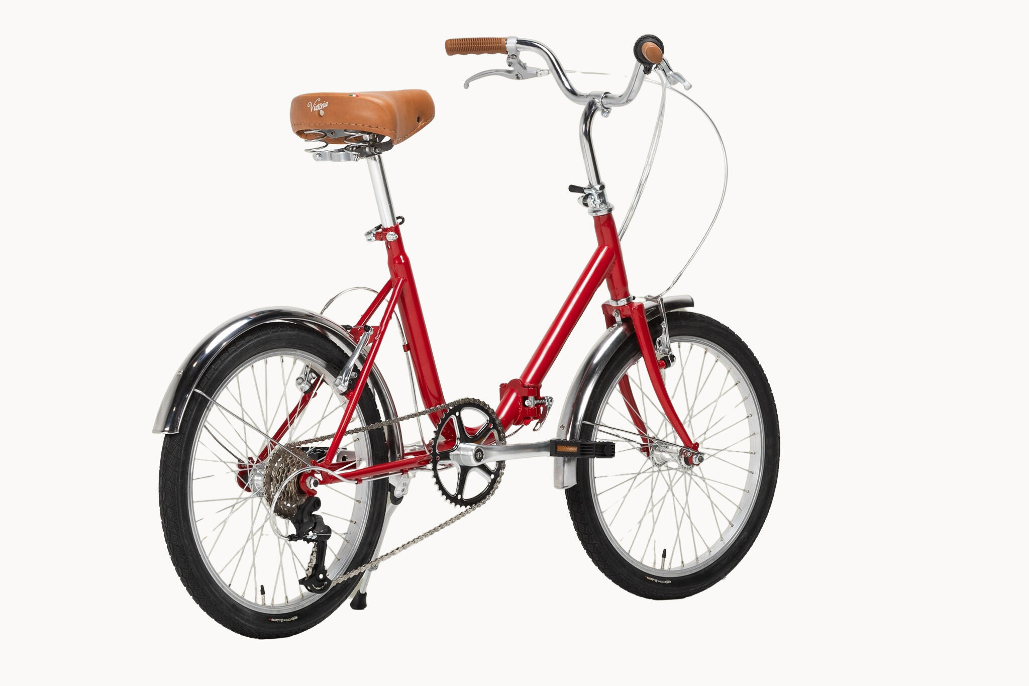 Bicicleta dobrável Capri VITA Dark Apple Red 7V 3/5