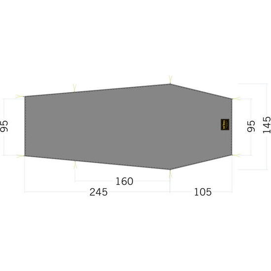 Zeltunterlage Floor Sheet LT Gargia 2