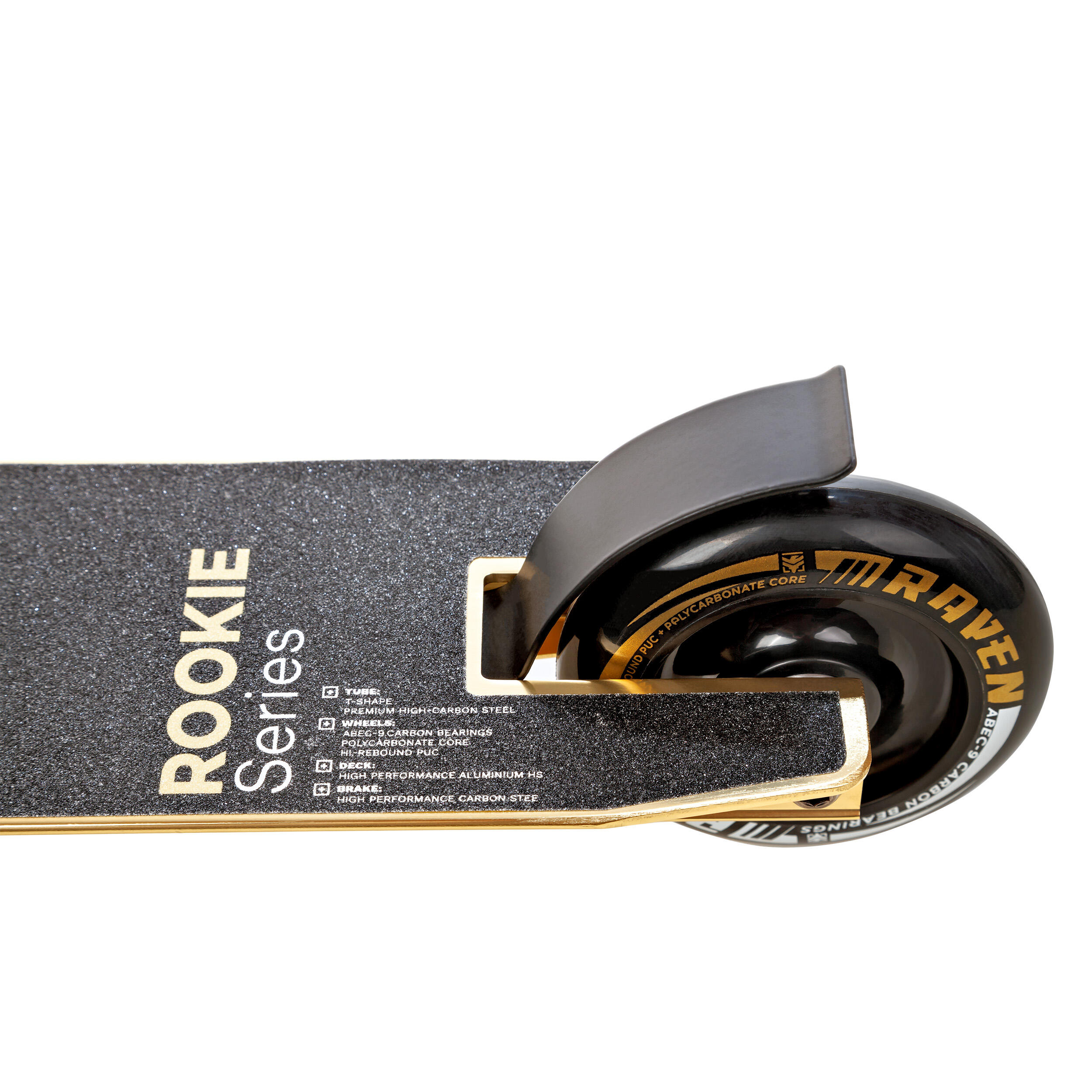 Trotinete Raven Evolution Rookie Gold 100mm 3/7