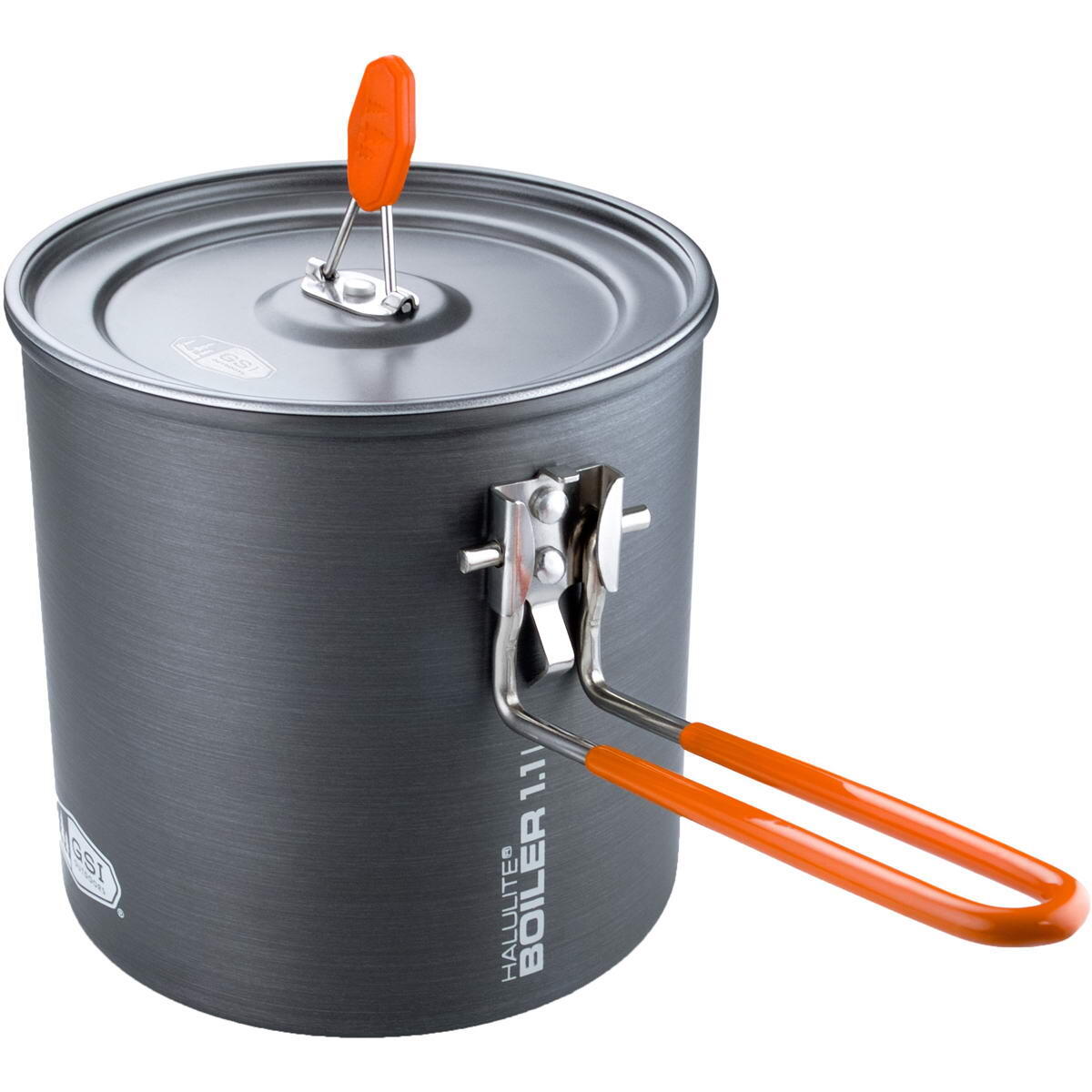 GSI Halulite Boiler 1,1 L aluminio anodizado ultraligero 244 g asa de silicona 1/4