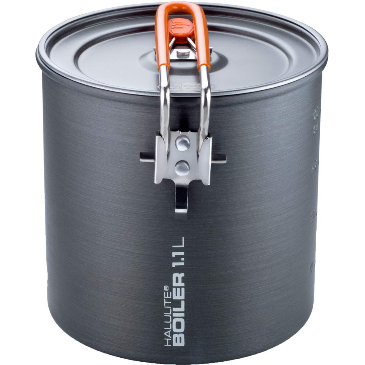 GSI Halulite Boiler 1,1 L aluminio anodizado ultraligero 244 g asa de silicona 4/4