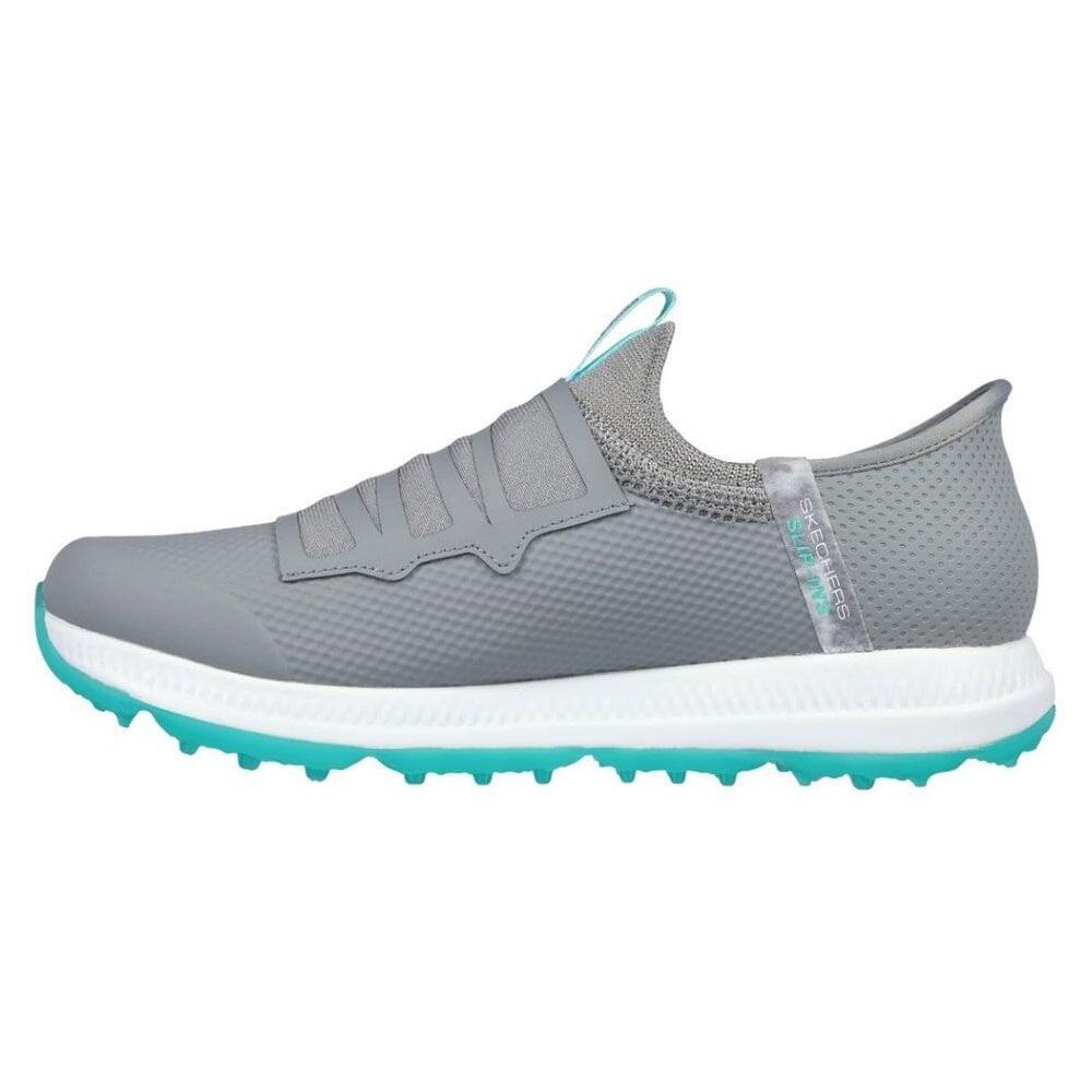 Skecher GO GOLF ELITE 5 SLIP 'IN Womens Shoes - Grey/Aqua 5/5