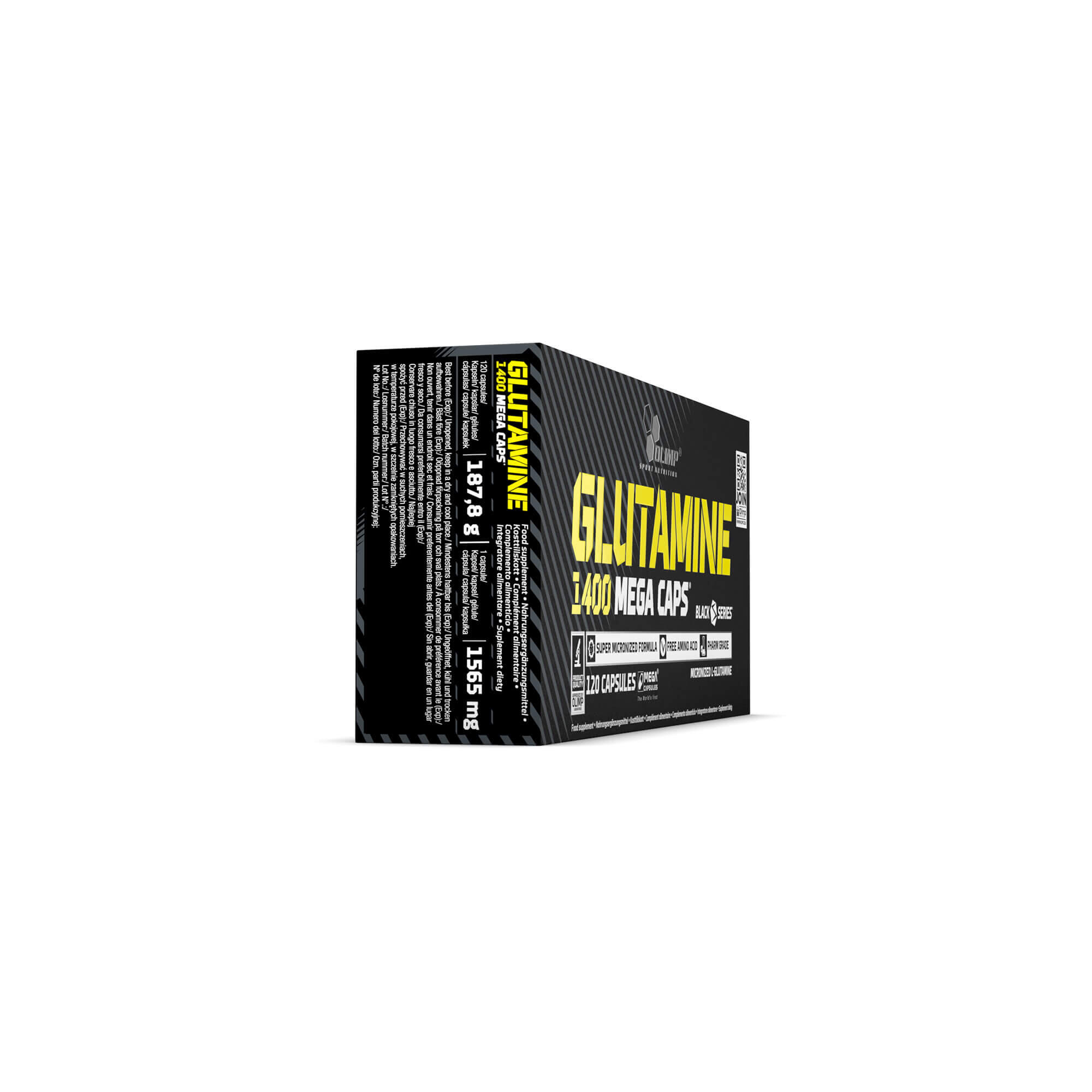 Glutamina Olimp Glutamine 1400 Mega Caps® - 120 Kapsułek 3/5