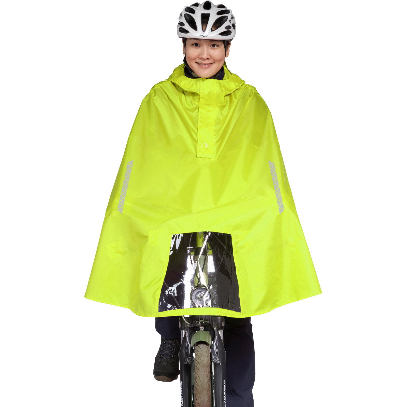 Fahrrad-Regenponcho Bike Poncho safety yellow 3/7